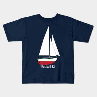 Westsail 32 Sailboat Kids T-Shirt